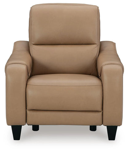 Mosswell Dual Power Leather Recliner