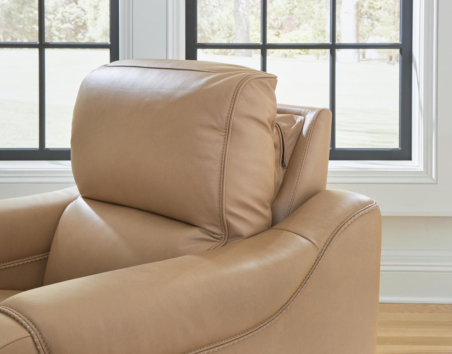 Mosswell Dual Power Leather Recliner