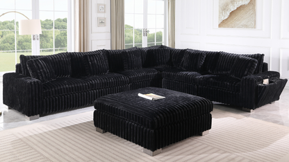 Snuggle Station (Black) Living Room Set