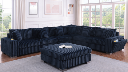 Snuggle Station (Blue) Living Room Set