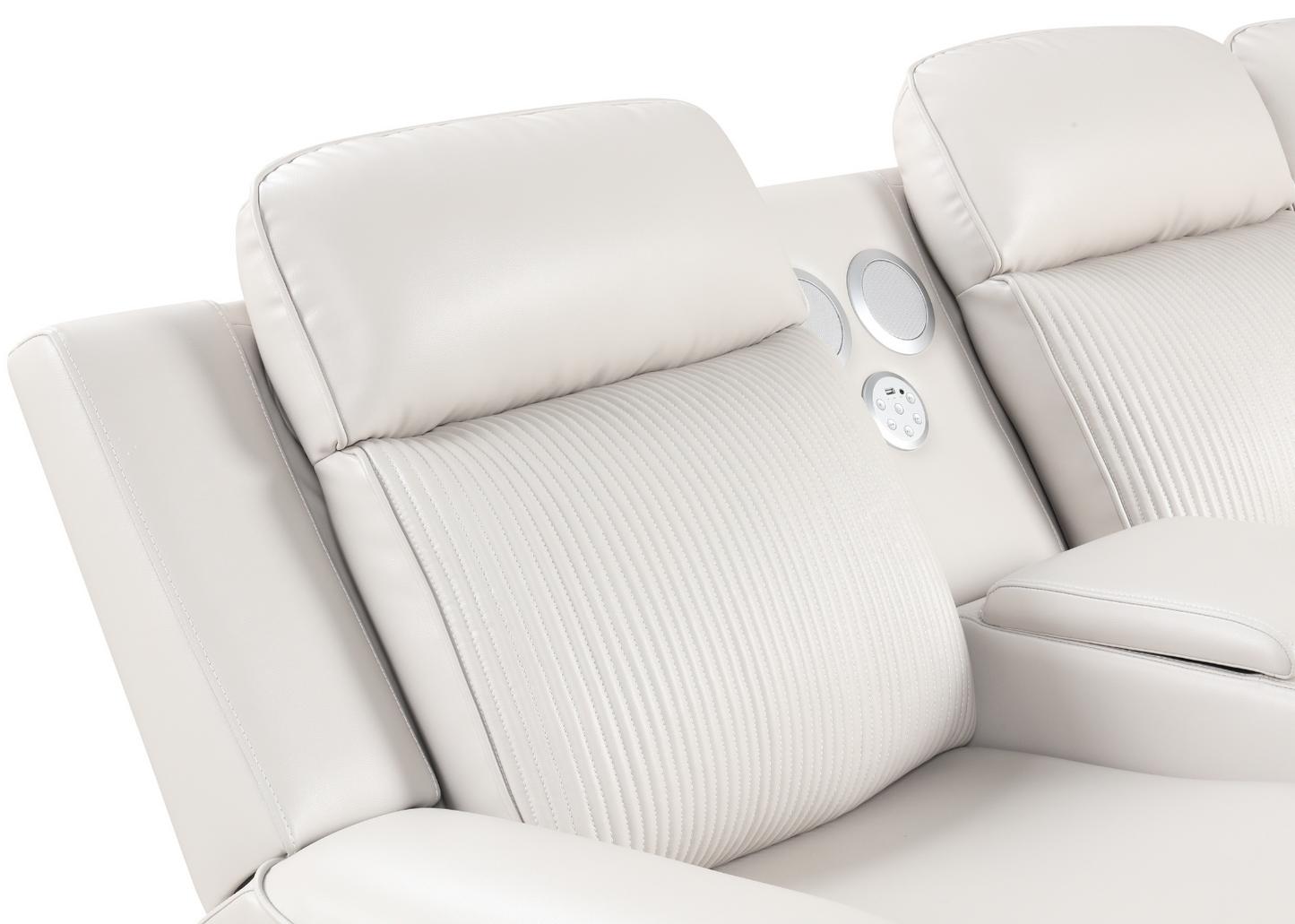 Galaxy Power (Sand) Reclining Sectional