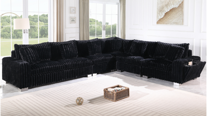 Snuggle Station (Black) Living Room Set