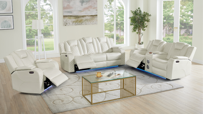 Eclipse (Sand) Reclining Living Room Set