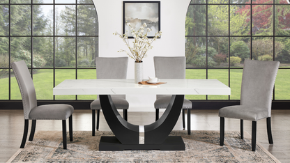 Larry Dining Set (Grey)