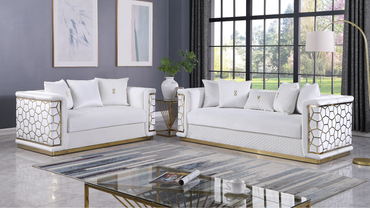 Stella (White) Living Room Set