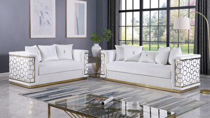 Stella (White) Living Room Set