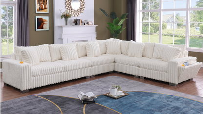 Snuggle Station (Cream) Living Room Set