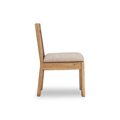 Nia Chenille Upholstered Dining Chair in Lioness and Hyena