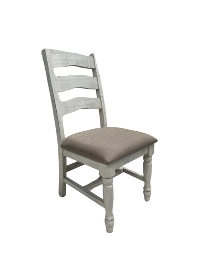 Rustic Ladder-Back Dining Chair
