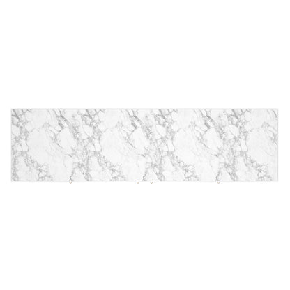 Eave Sideboard/stone top-Uplft White