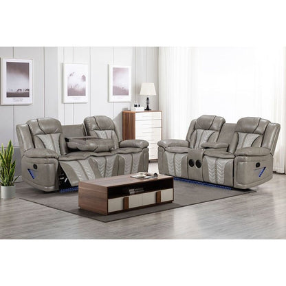 Innova (Grey) Reclining Living Room Set