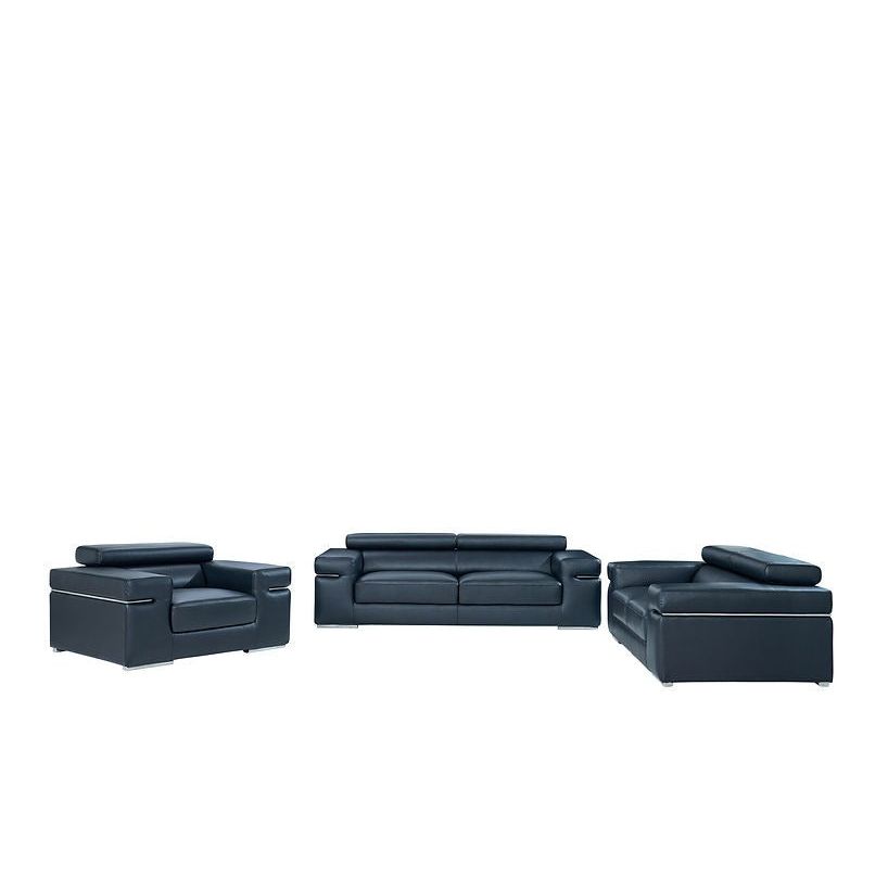 Soho Reclining Living Room Set (Black)