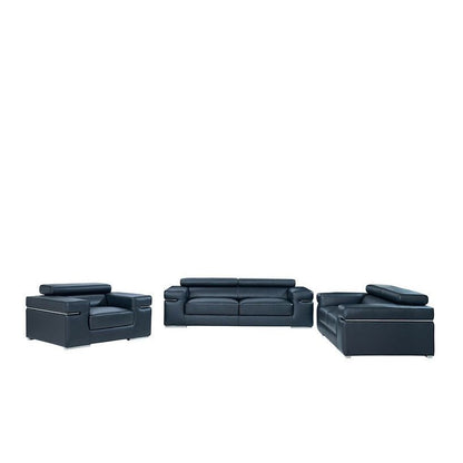 Soho Reclining Living Room Set (Black)