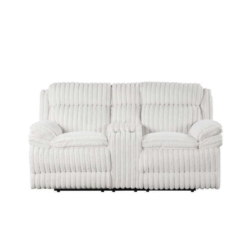 Mellow (White) Reclining Living Room Set