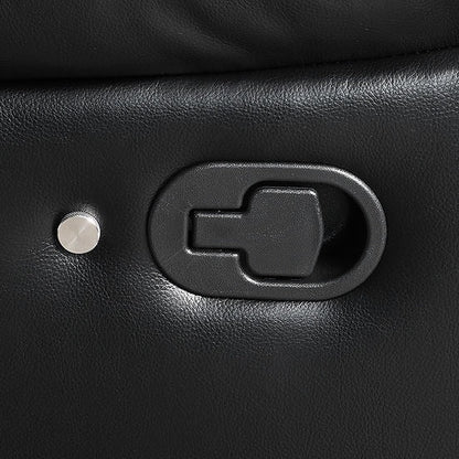 Lucky Charm Sec (Black) Reclining Sectional