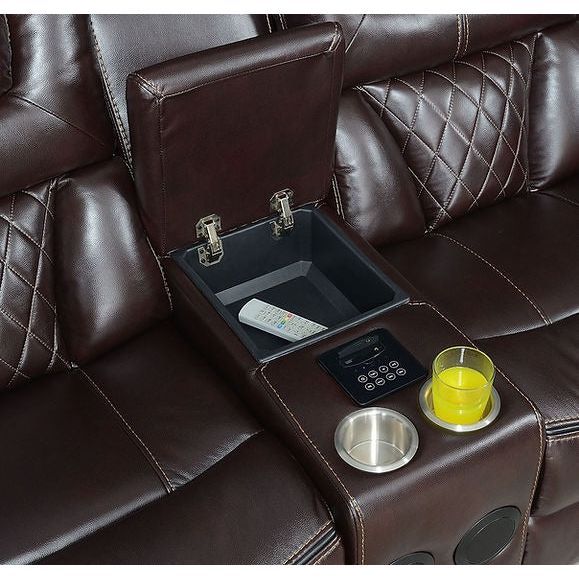 Party Time (Brown) Reclining Living Room Set