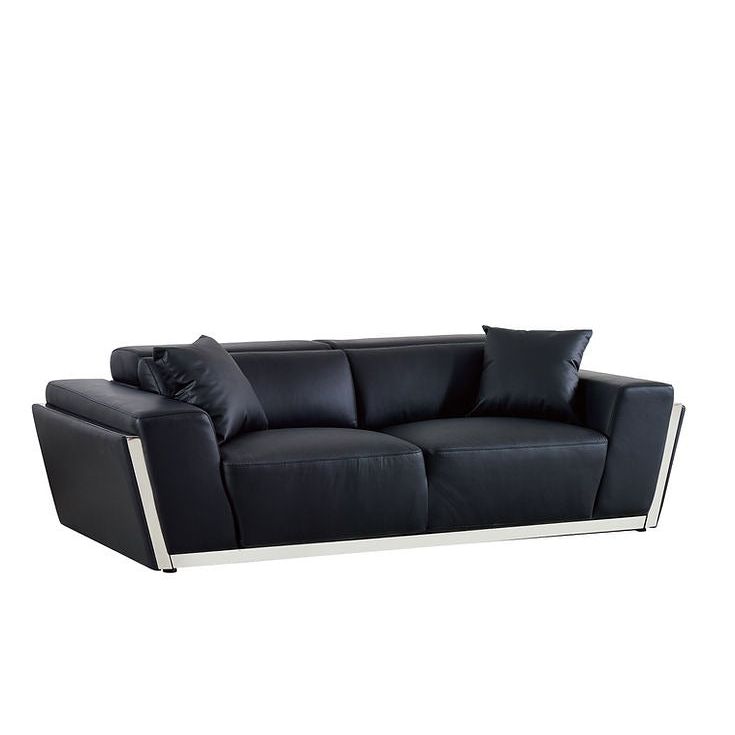 Domo Reclining Living Room Set (Black)