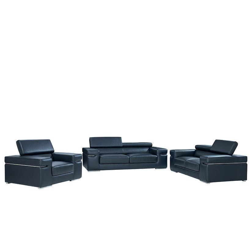Soho Reclining Living Room Set (Black)