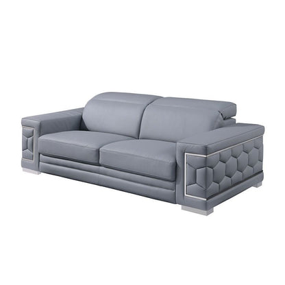 Favo Reclining Living Room Set (Light Blue)