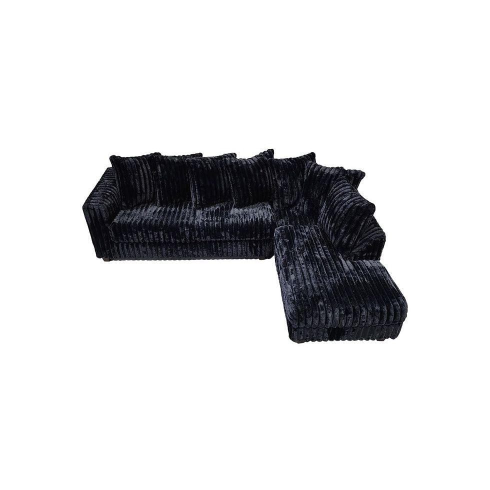 Gia Sectional (Black) Sectional