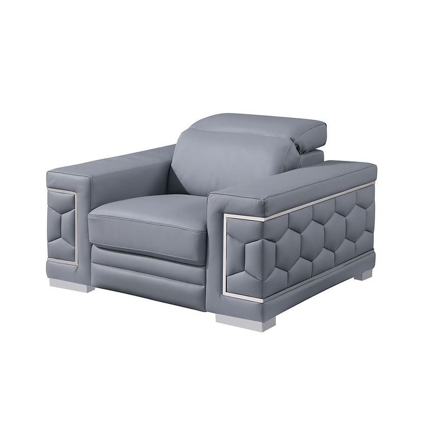 Favo Reclining Living Room Set (Light Blue)