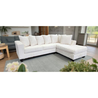Gia Sectional (Ivory) Sectional