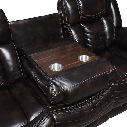 Lucky Charm (Brown) Reclining Living Room Set