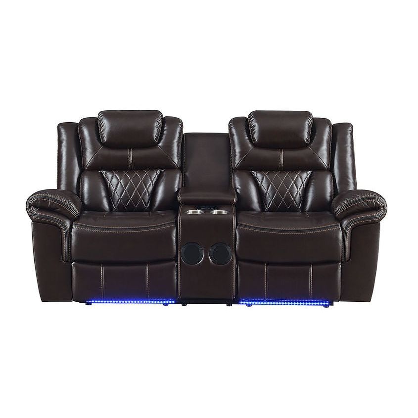Party Time (Brown) Reclining Living Room Set
