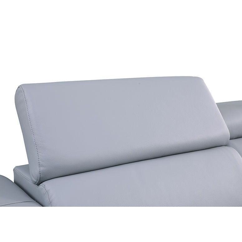 Picasso Reclining Sectional 7-Piece (Light Blue)