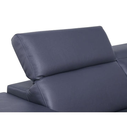 Favo Reclining Living Room Set (Dark Navy)