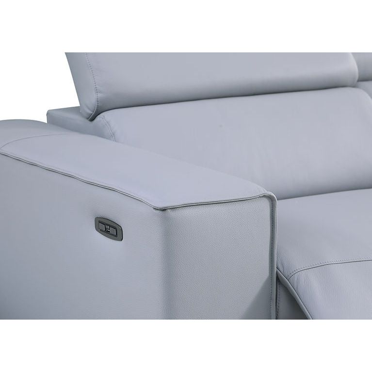 Picasso Reclining Sectional 7-Piece (Light Blue)