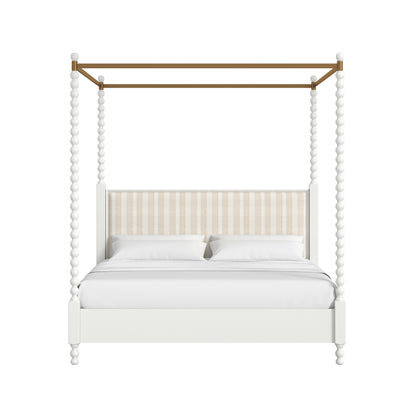 Haven KG Uph Canopy Poster Bed