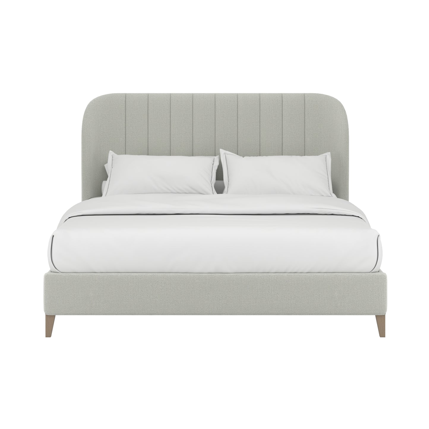 Dante King Wide Chn Uph Bed-Cloud