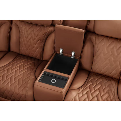 Skyline (Brown Caramel) Reclining Sectional