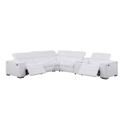 Picasso Reclining Sectional (White)