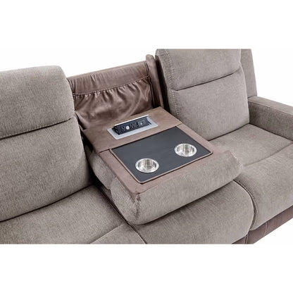 Nisa (Brown) Reclining Living Room Set