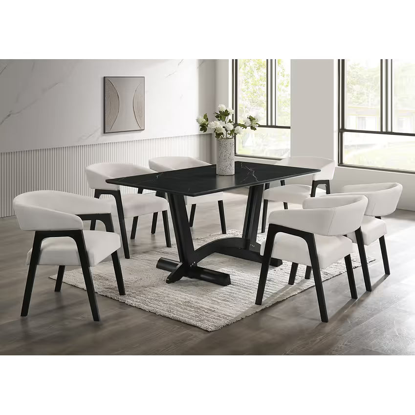 Nava Dining Set (Black)