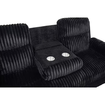Lexy (Black) Reclining Living Room Set