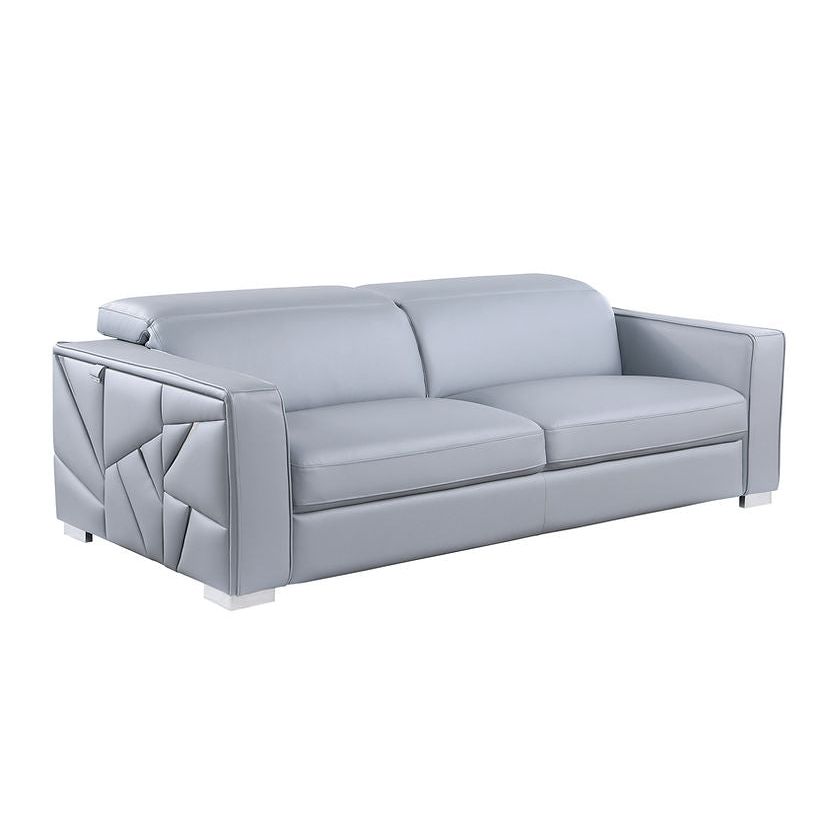 Astra Reclining Living Room Set (Light Blue)