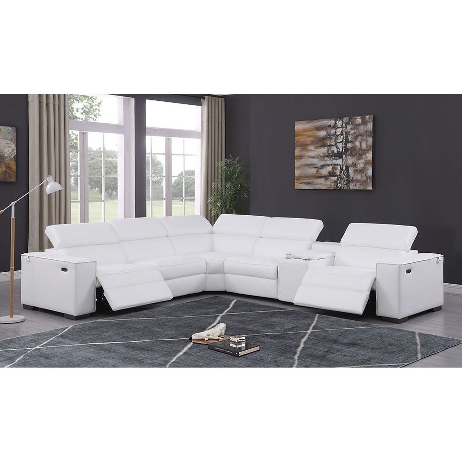 Picasso Reclining Sectional (White)