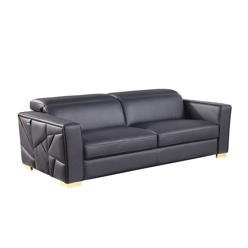 Astra Reclining Living Room Set (Dark Navy)