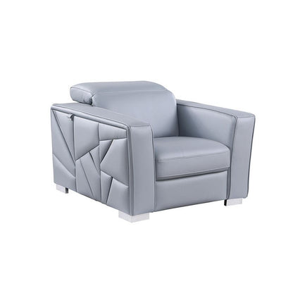 Astra Reclining Living Room Set (Light Blue)