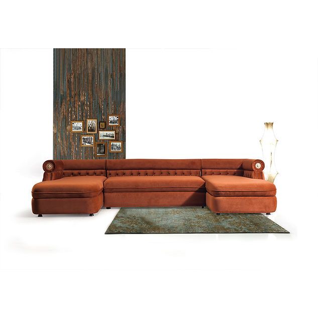Brooklyn Sectional (Orange)