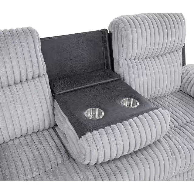 Lexy (Grey) Reclining Living Room Set