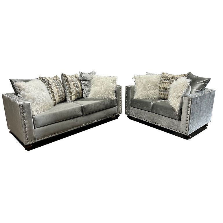 Silver S&L Living Room Set