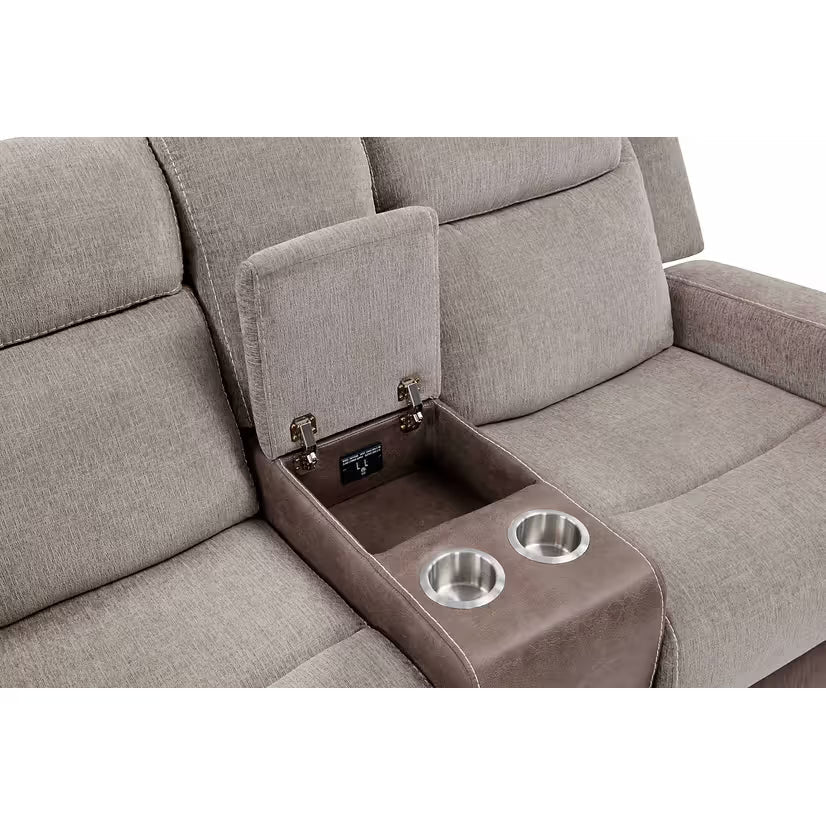 Nisa (Brown) Reclining Living Room Set