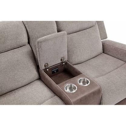 Nisa (Brown) Reclining Living Room Set