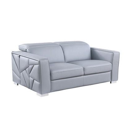 Astra Reclining Living Room Set (Light Blue)