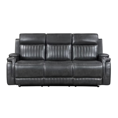 Ethan (Dark Grey) Reclining Living Room Set