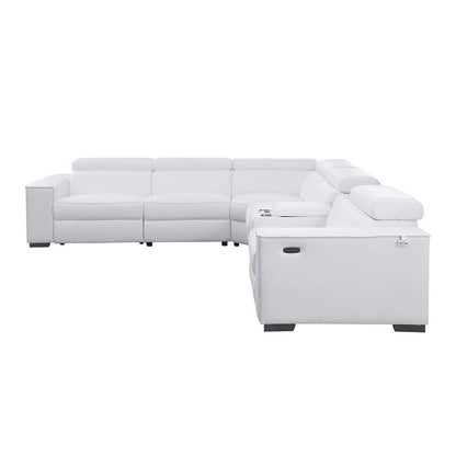 Picasso Reclining Sectional (White)